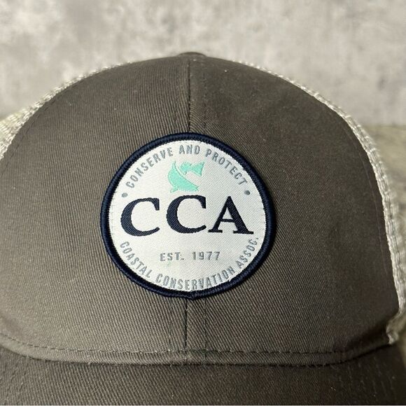 CCA Coastal‎ Conservation Association Fish Trucker Snapback Hat Cap Gray OS - Picture 2 of 10